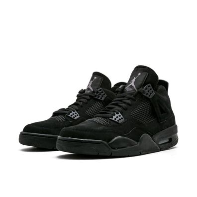 Air Jordan 4 Black Cat Retro Jordan4 Original AJ4 Damen Männer Unisex