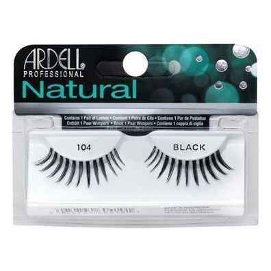 Ardell Falsche Wimpern Natuerliche 104 - Schwarze Elegante Wimpern fuer ausdruckss