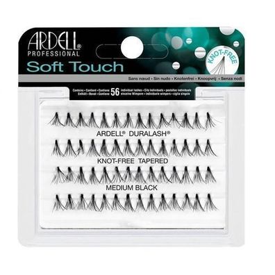 Ardell Soft Touch Wimpernbueschel Knot-Free Mittel Schwarz, 56 Stueck