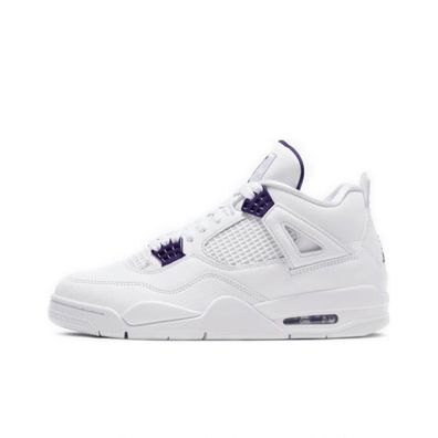 Air Jordan 4 Metallic Purple Retro Jordan4 Original AJ4 Damen Männer Unisex