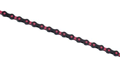 KMC Kette "DLC12" 12-fach, 1/2" x 11/128", 126 Gli schwarz / pink