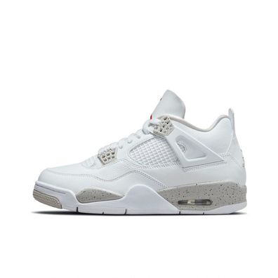 Air Jordan 4 White Oreo Retro Jordan4 Original AJ4 Weiß Damen Männer Unisex