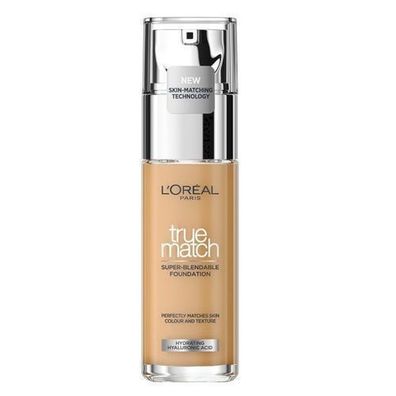 L'Oreal Paris True Match Foundation W5 Warmer Unterton/Gold Sand, 30 ml