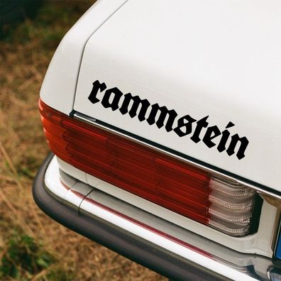 Auto Aufkleber "rammstein" Rammstein Till Lindemann Sticker #0088