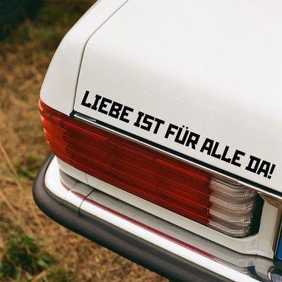 Auto Aufkleber "Liebe ist für alle da! #2" Rammstein Lindemann Sticker #0337