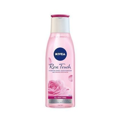 Nivea Rose Touch Gesichtswasser mit Bio-Rosenwasser, 200ml Feuchtigkeitspflege