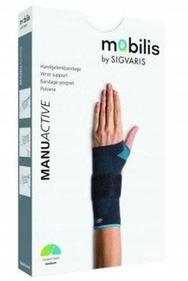 Linke Handgelenkbandage Groesse L - Mobilis Manu Active Stuetze