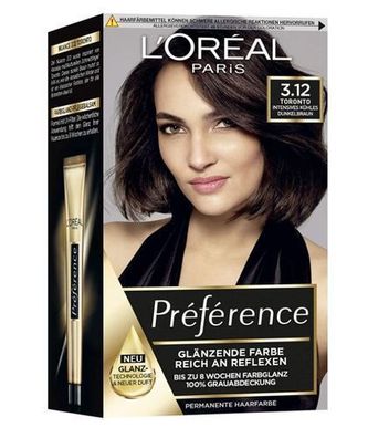 L'Oreal Preference Haarfarbe Toronto 183 g - Intensive Farbkraft und Brillanz