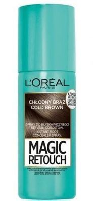 L'Oreal Paris Magic Retouch Ansatzspray Kuehles Braun, 75 ml