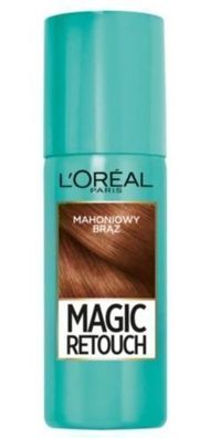 L'Oreal Paris Magie Retusch Haaransatzspray Mahagoni Braun 75ml