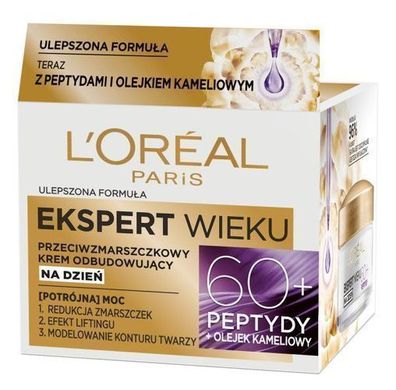 L'Oreal Paris Age Expert 60+ Anti-Aging Tagescreme 50ml - Wiederaufbauende Pfleg