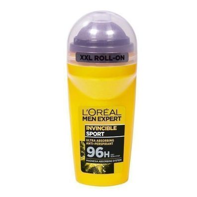 L'Oreal Paris Men Expert Sport Deo Roll-On, 50ml - Lang anhaltender Schutz fuer M