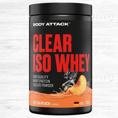 Body Attack CLEAR ISO WHEY 300g Dose
