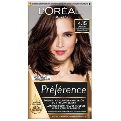 L'Oreal Paris Preference Haarfarbe 4.15 Caracas Dunkelbraun