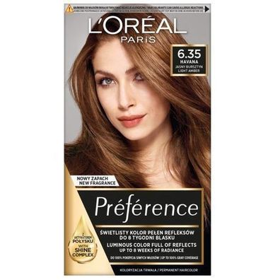 L'Oreal Paris Preference Haarfarbe 6.35 Havana Braunton
