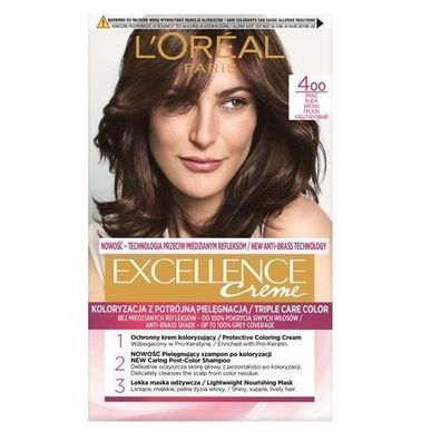 L'Oreal Paris Excellence Creme Haarfaerbung 400 Braun