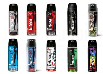intesa unisex DREAM-SET 10 x 125ml deodorant spray