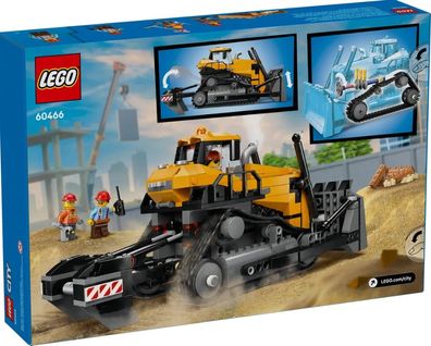 Lego City 60466 Gelber Bulldozer