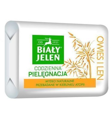 Hypoallergenische Seife mit Hafer und Leinsamen, 100g