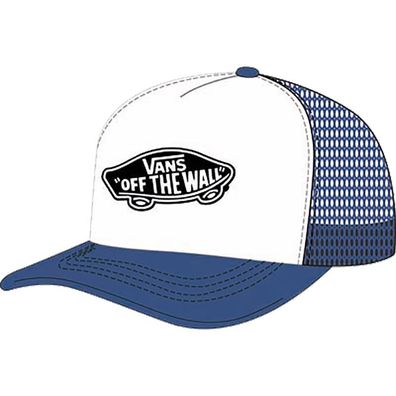 VANS Kids Snapback Trucker Cap Classic Patch Curved Bill true blue
