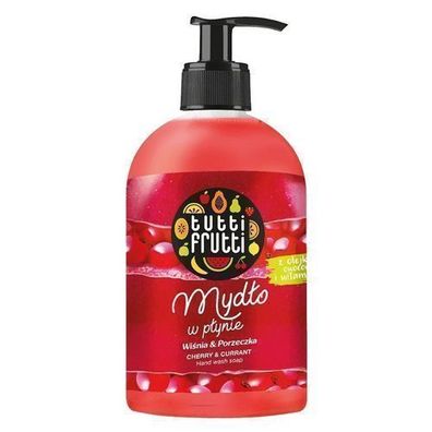 Farmona Tutti Frutti Fluessigseife mit Fruchtoelen Kirsche & Johannisbeere, 500ml