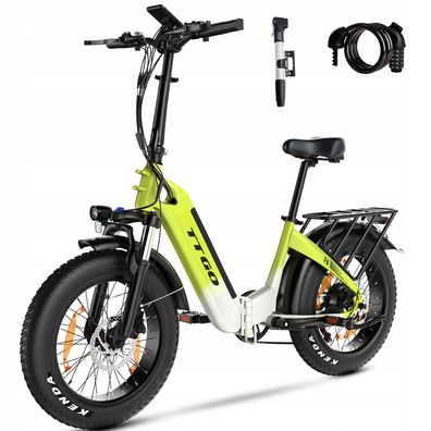 20"Elektrofahrrad faltbares TTGO F6 25km/h 250W 25AH 150KM e-bike
