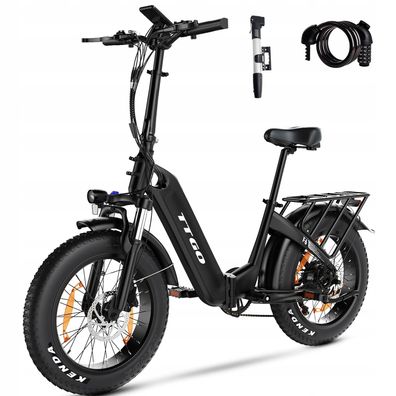 20"Elektrofahrrad faltbares TTGO F6 25km/h 250W 25AH 150KM e-bike