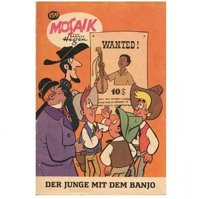 Mosaik Heft von Hannes Hegen Nr. 159 von 1970 Der Junge mit dem Banjo Digedags