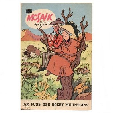 Mosaik Heft von Hannes Hegen Nr. 168 von 1970 Am Fuss der Rocky Mountains Digedags