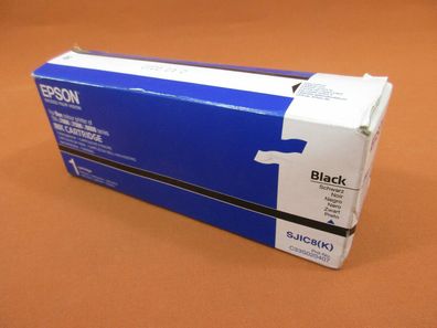 Original Epson SJIC8(K) OVP , ruckerpatrone, pson ink cartridge