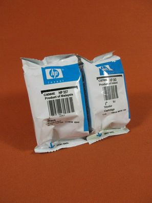 Original HP 337 + 343 verschweißt, intenpatrone, ruckerpatrone, P ink cartridge