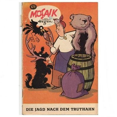 Mosaik Heft Nr. 171 von 1971 Die Jagd Nach dem Truthahn Hannes Hegen