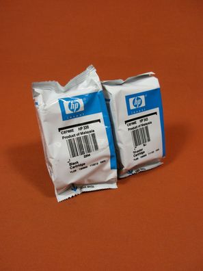 Original HP 338/343 Verschweißt, intenpatrone, ruckerpatrone, P ink cartridge