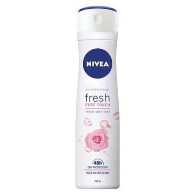 Nivea Rose Touch Anti-Transpirant Spray, 150ml