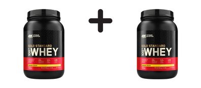 2 x Optimum Nutrition 100% Whey Gold Standard (2lbs) Banana Cream