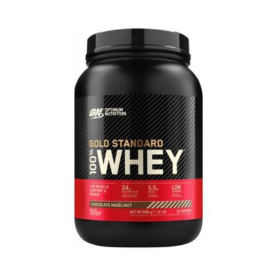 Optimum Nutrition 100% Whey Gold Standard (2lbs) Chocolate and Hazelnut