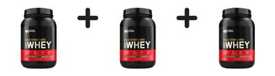 3 x Optimum Nutrition 100% Whey Gold Standard (2lbs) Chocolate and Hazelnut