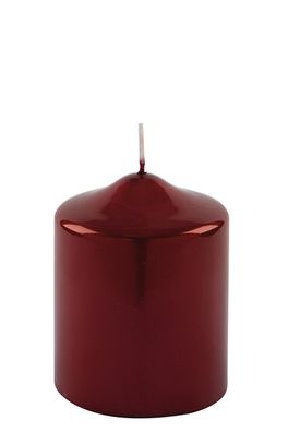 Fink CANDLE Stumpenkerze, hiny, ordeaux Höhe 10, Ø 8cm 123115