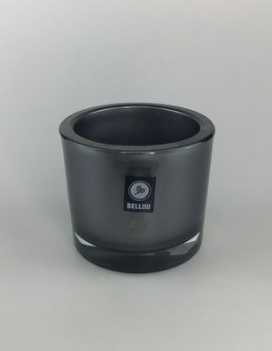 Bellini Teelicht Marit rund 9cm metallic grau