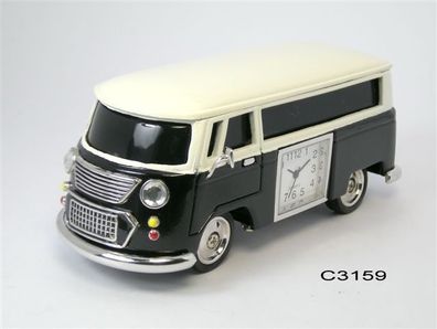 Romanowski Design Tischuhr "Camping Van" mit Surfbrett, japanischem Uhrwerk C3159