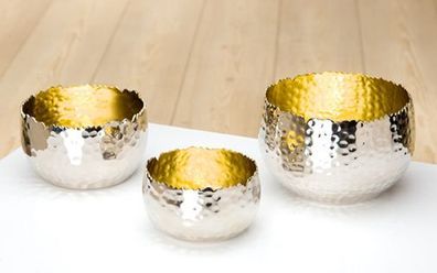 Gilde Vernick Zacken-Windlichter 65828 3-er Set