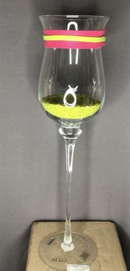 Kaheku Windlicht Kelch Glas klar H:69cm D:17,5cm
