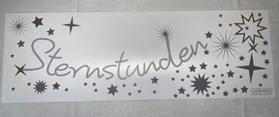 Casblanca Sternstunden Wandobjekt weiß L:60cm H:20cm