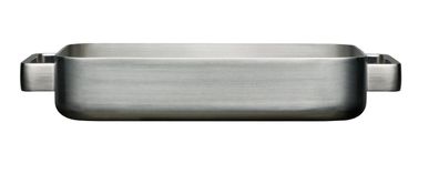 Iittala Tools Ofenbra?ter Klein - 36 x 24 x 6 cm - Gebürsteter Edelstahl