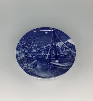 Berlin Design Weihnachtsteller 2006 Buxtehude Porzellan D:18,5cm