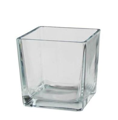 Kaheku Kübel Aqua quadratisch klar 12x12x12cm 38500044