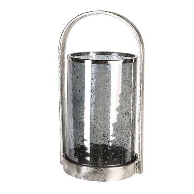 Casablanca Leuchter Medina antik silberfarben H.38cm Höhe: 38 cm Ø 19 cm 93199