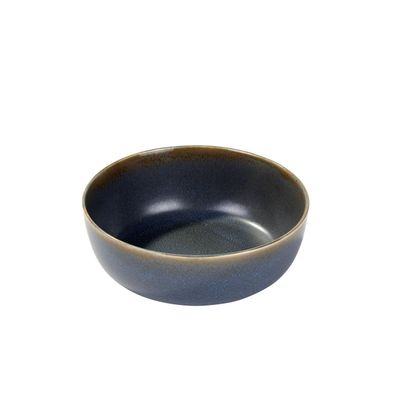 Lambert Bacoli Schüssel, klein Stoneware mit Reaktivglasur, basalt H 6,5 cm, Ø 17