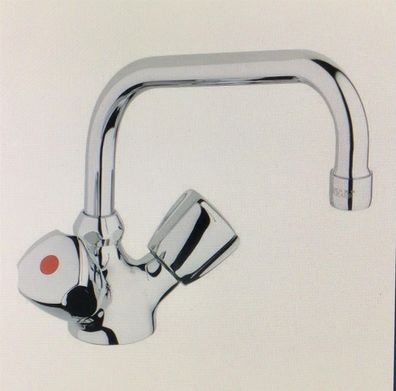 Kludi Diana Standard 2-Griff Spültischarmatur chrom 200mm 316580556