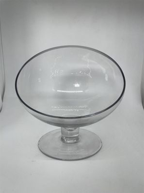 Dekorative Glasschale H: 17 cm D: 13 cm